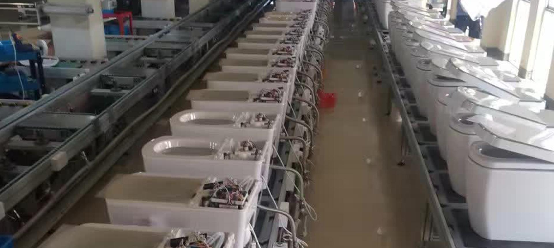 Toilet production line